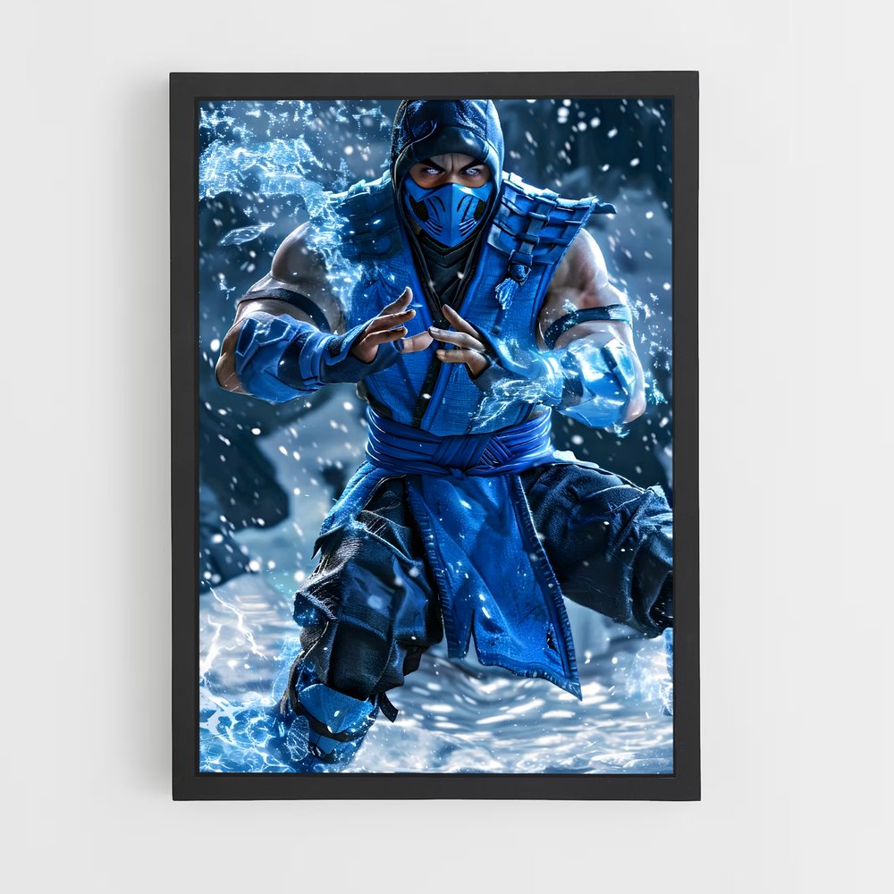 Poster Sub Zero – affiche Mortal kombat (vue 2)